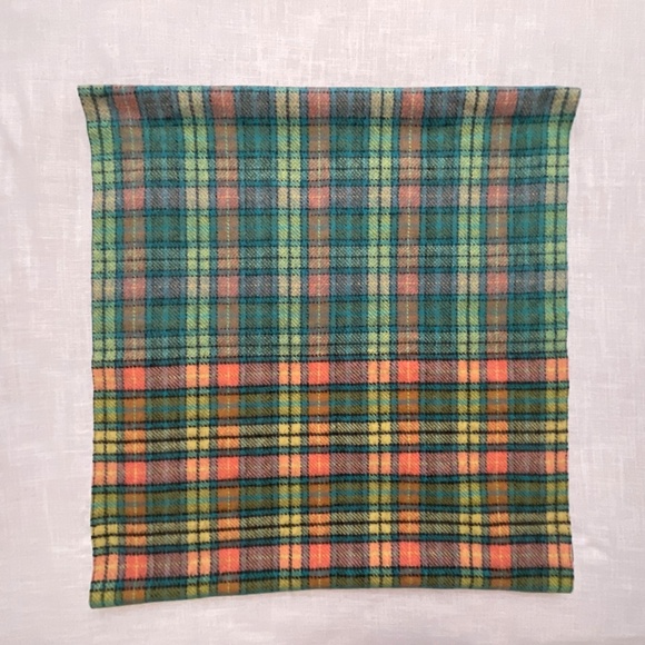 Acne Studios Ombre Plaid Virgin Wool Blanket Scarf Wrap 84”x27”Made in Italy NWT - Picture 12 of 16